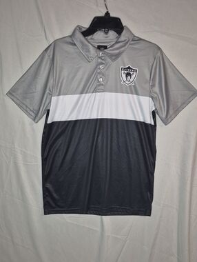 NFL Raiders Polo Size M